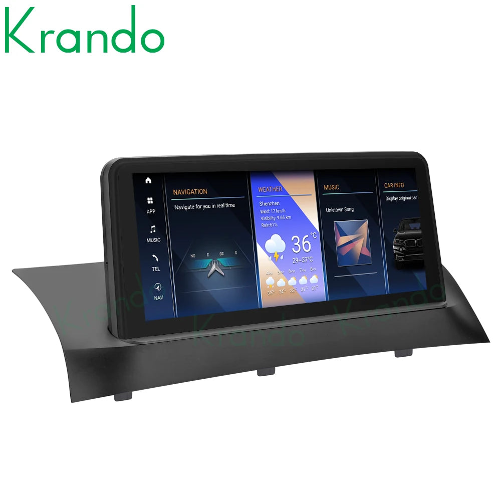 Krando 10.25" Android Car Radio GPS For BMW X3 F25 X4 F26 2011 2012 2013 head unit stereo navigation multimedia carplay android auto 4g sim card