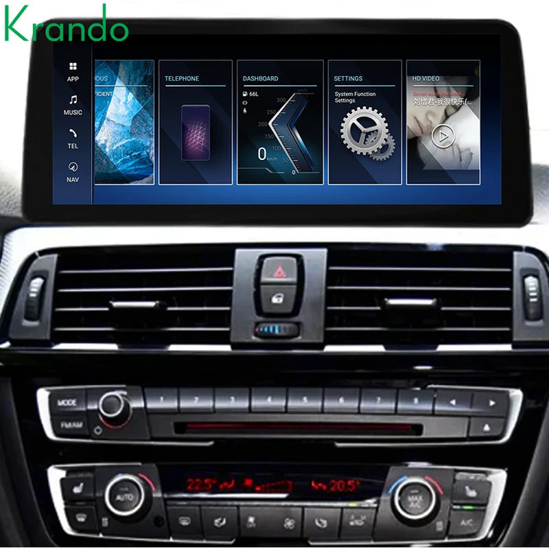 Krando 12.3'' Android GPS Navigation Auto Car Radio For BMW 3/4 Series F30/F31/F32/F33/F34/F35/F36 Stereo Auto GPS Navigation