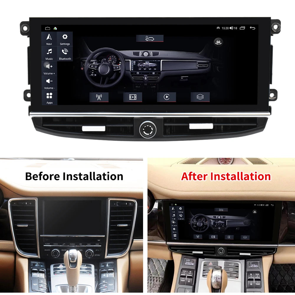 Krando 12.3'' Car Multimedia Player For Porsche Panamera 2010 - 2016 Android radio gps stereo Autoradio Wireless Carplay Navigation Head Unit pcm 3.1