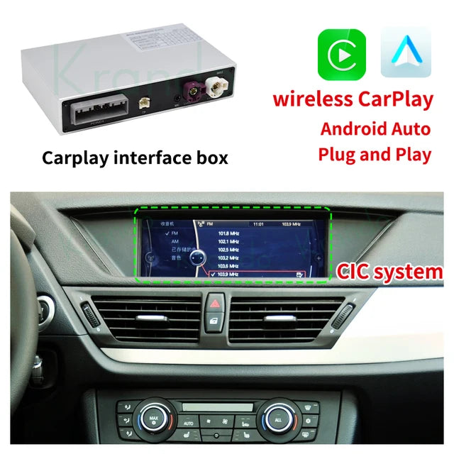 Krando CarPlay Interface MODULE Box For BMW X1 F48 F84 CIC NBT EVO