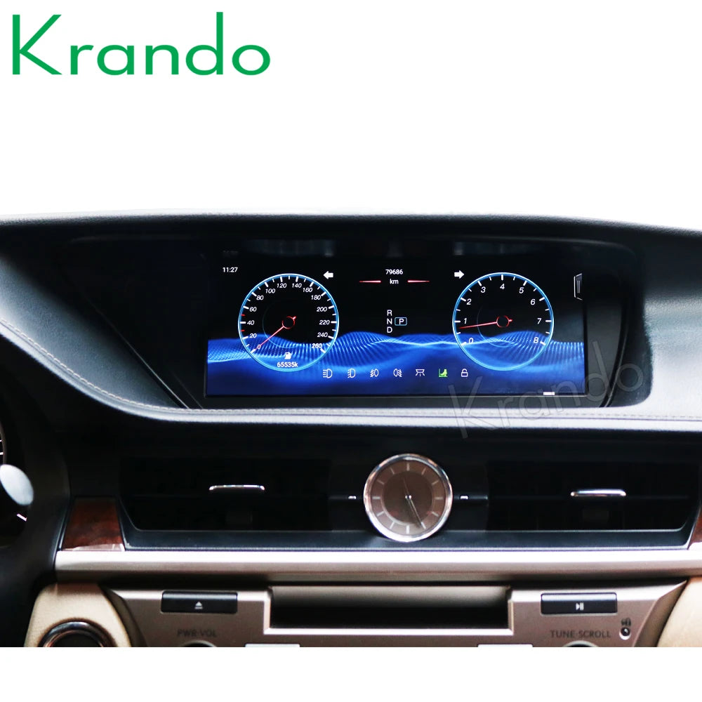 Krando 10.25" Android Car Radio Gps For Lexus ES250 ES300 ES350 2013-2018 multimedia head unit stereo navigation system carplay android auto 4g sim