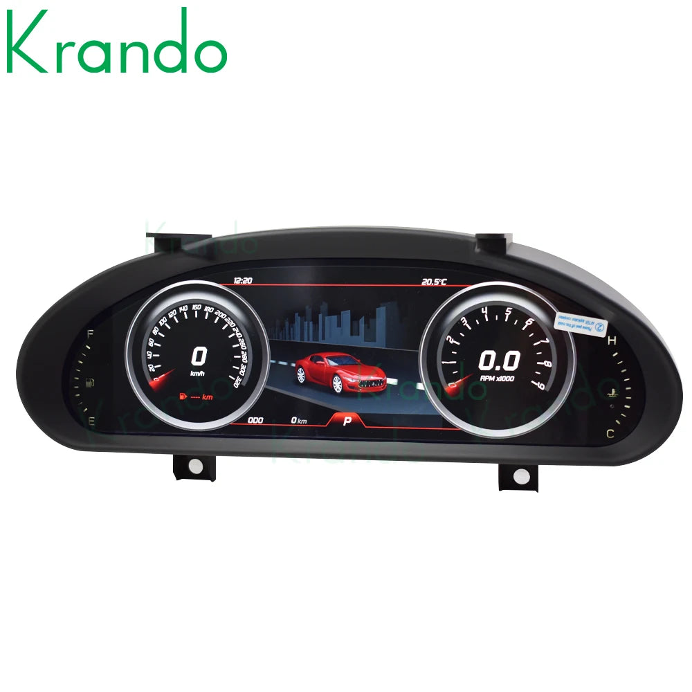 Krando 12.3'' Linux Car Digital Cluster For Maserati Granturismo GT 2008 - 2020 LCD Dashboard Panel Virtual Instrument CockPit