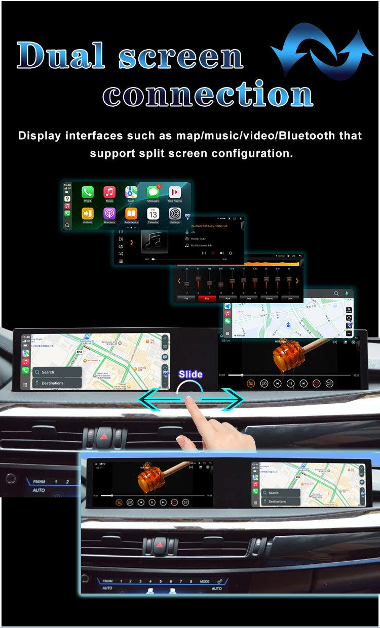 Krando 22'' Multimedia Video Android Auto GPS For BMW X5 F15 F85 X6 F16 X6M 2014-2018 Video Player Stereo Auto GPS Navigation