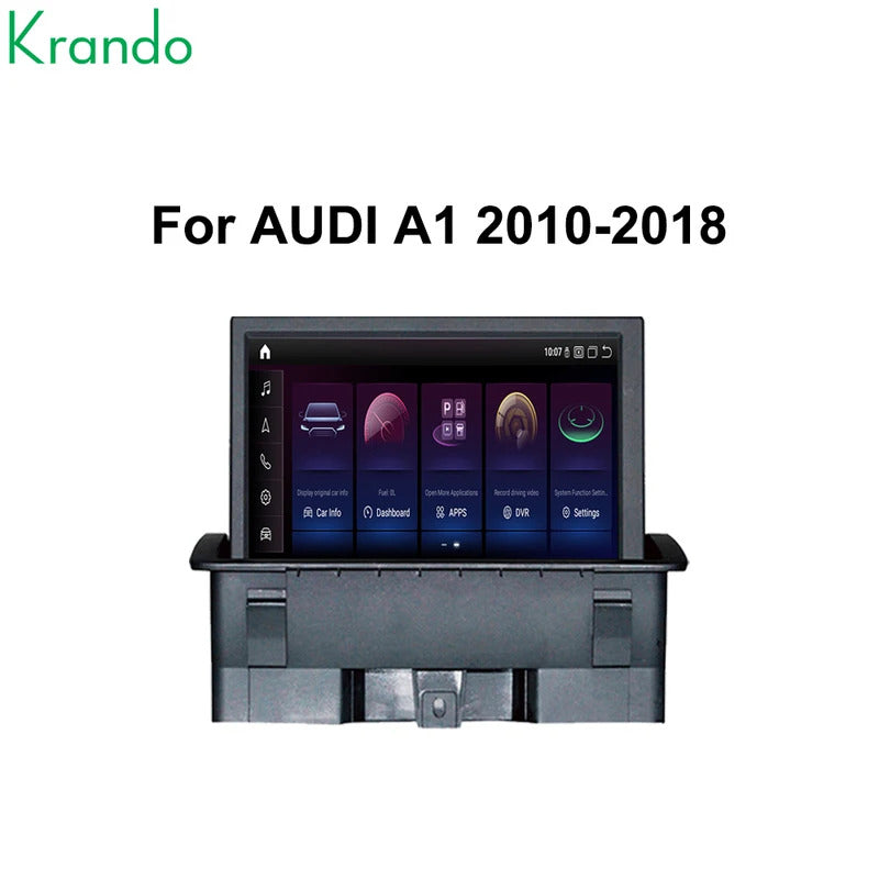Krando 7 Inch  Auto NBT System For AUDI A1 2010-2018 Stereo Multimedia Player GPS Navigation CarPlay