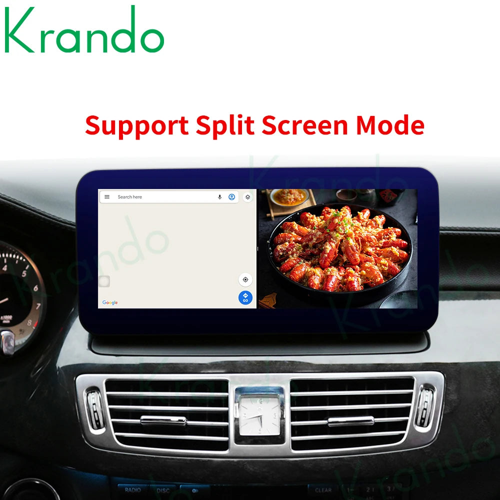 Krando 12.3" qualcomm snapdragon Android Car Radio gps for Mercedes Benz CLS W218 2011-2018 stereo head unit navigation multimedia system carplay android auto