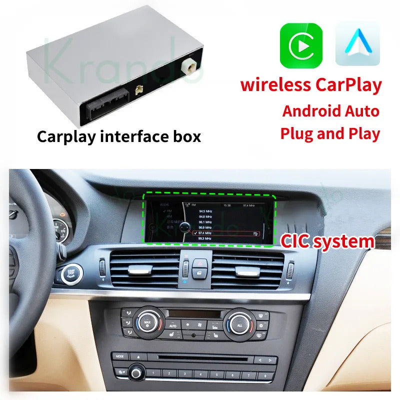 Krando 8.8'' Multimedia Video Android Auto GPS For BMW X3 F25 X4 F26 2011-2022 DVD Video Player Stereo Auto GPS Navigation