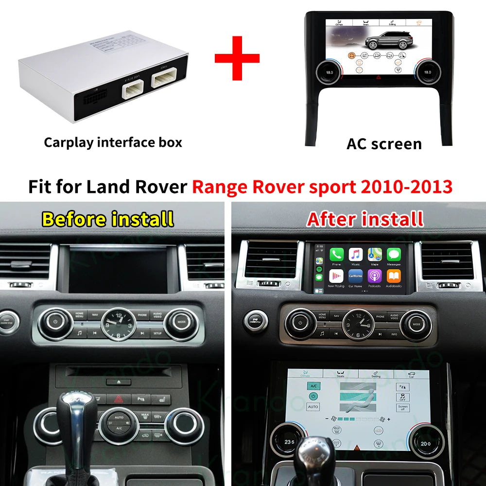 Krando Wireless Android Auto Apple CarPlay Interface module For Land range Rover Jaguar Bosch harman camera active Upgrade Box