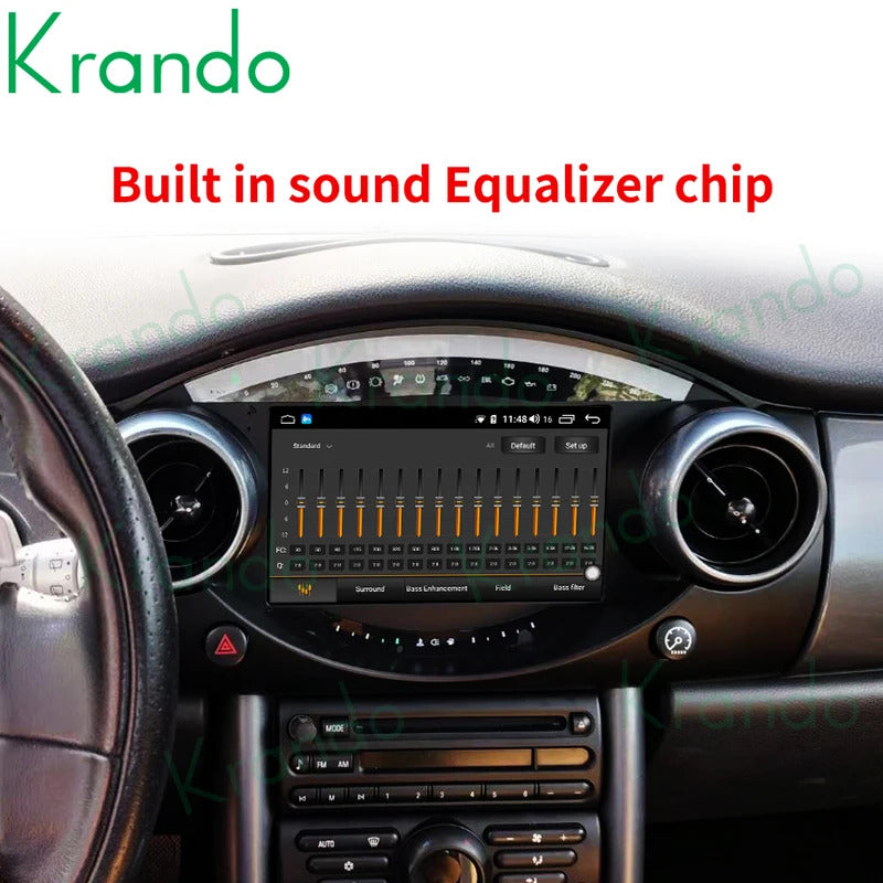 Krando 7 Inch Android  Multimedia For BMW Mini Cooper R50 R52 R53 2000-2007 Auto Radio Stereo Head Unit GPS Navigation