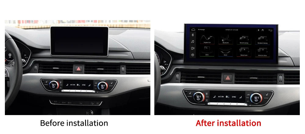 Krando 12.3 Inch Auto GPS Navigation Car Radio For AUDI A4/A4L/A5 2017-2020 Multimedia Player GPS Navigation CarPlay HD Touch