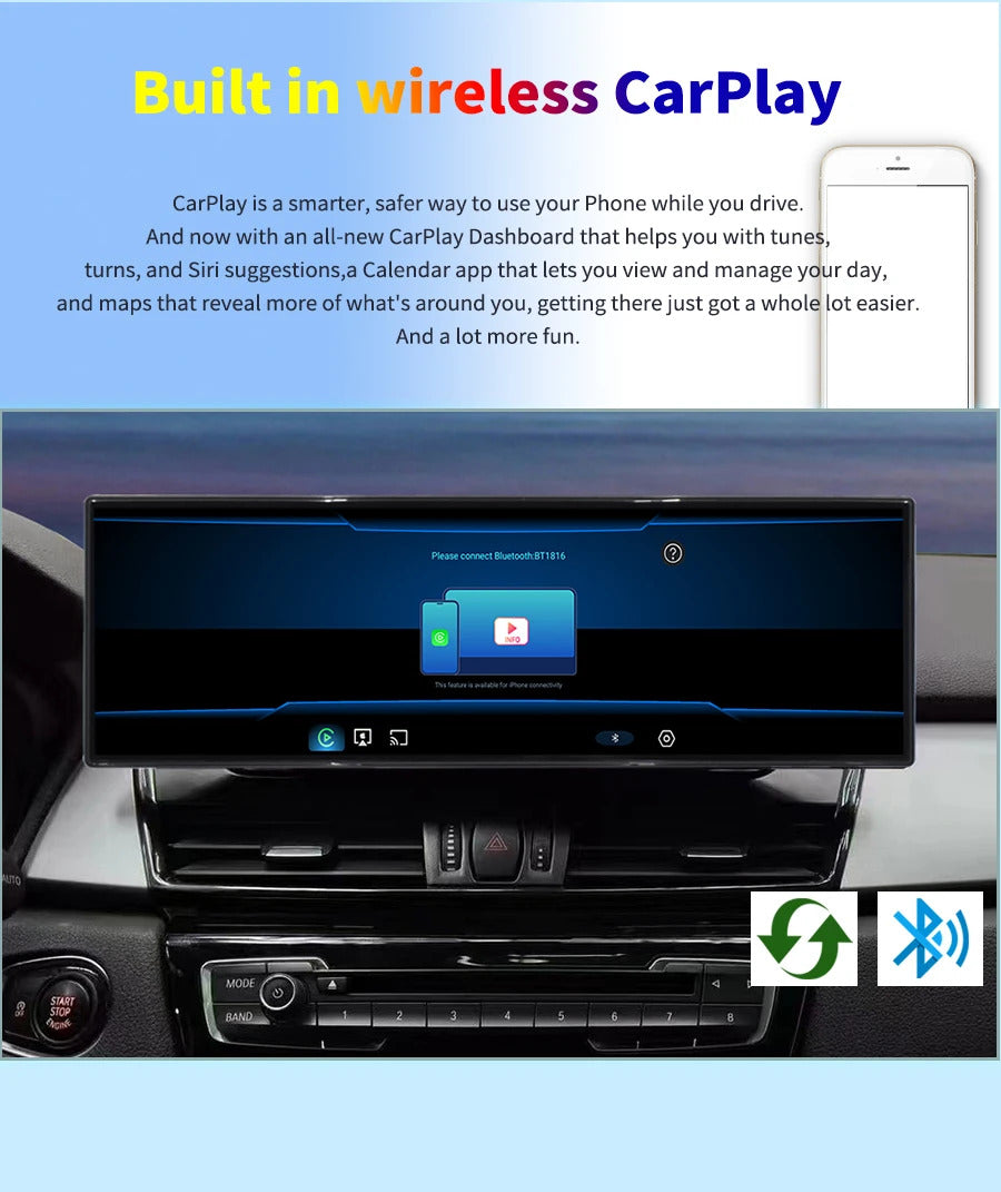 Krando 14.9 Inch Android Auto NBT System For BMW 2 Series F45 MPV 2013-2016 Stereo Multimedia Player GPS Navigation carplay