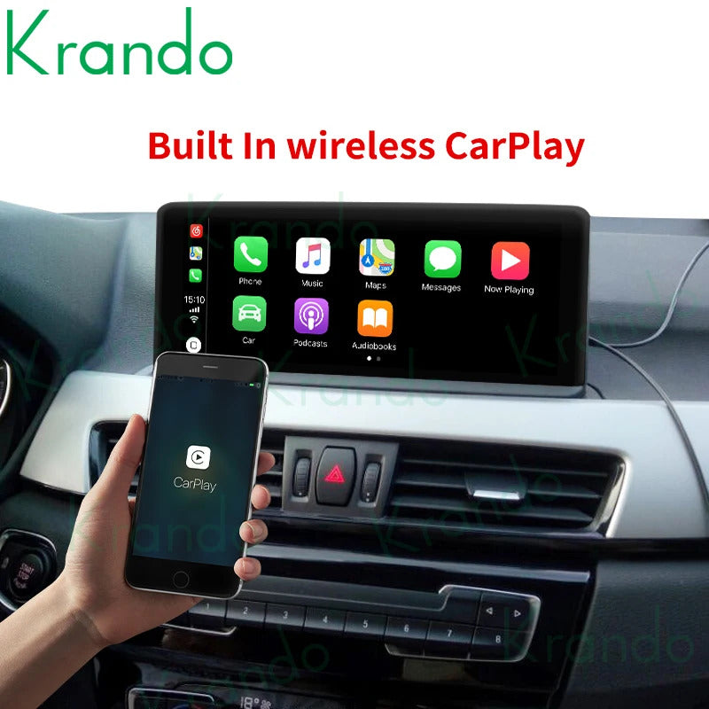 Krando 10.25'' Android Auto GPS NBT System For BMW X1 F48 2016-2018 Video Player Stereo Auto GPS Navigation