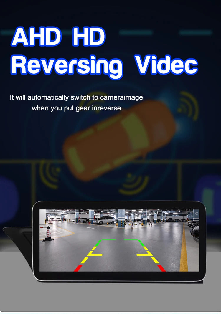 Krando 12.3 inch Auto Stereo Autoradio CarPlay Bluetooth For AUDI A4/A4L/A5 2009-2015  Car Radio Multimedia Player WIFI