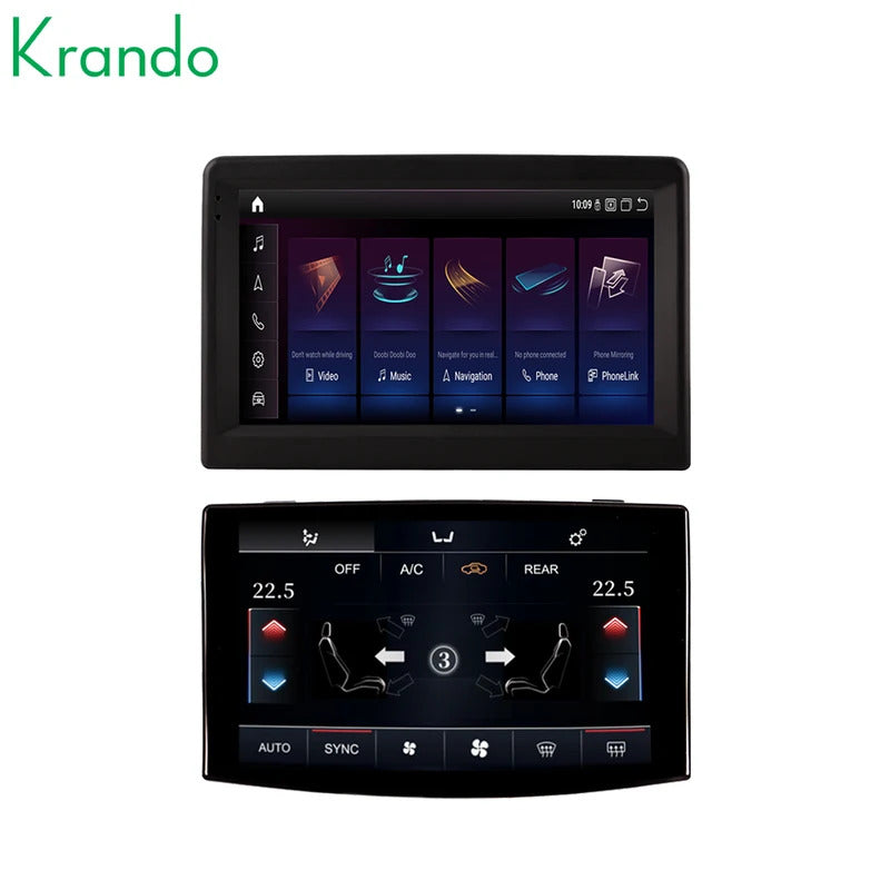 Krando 7'' Car Radio Auto GPS Carplay Android For AUDI A8 2003-2009 Car Multimedia GPS 4G autoradio