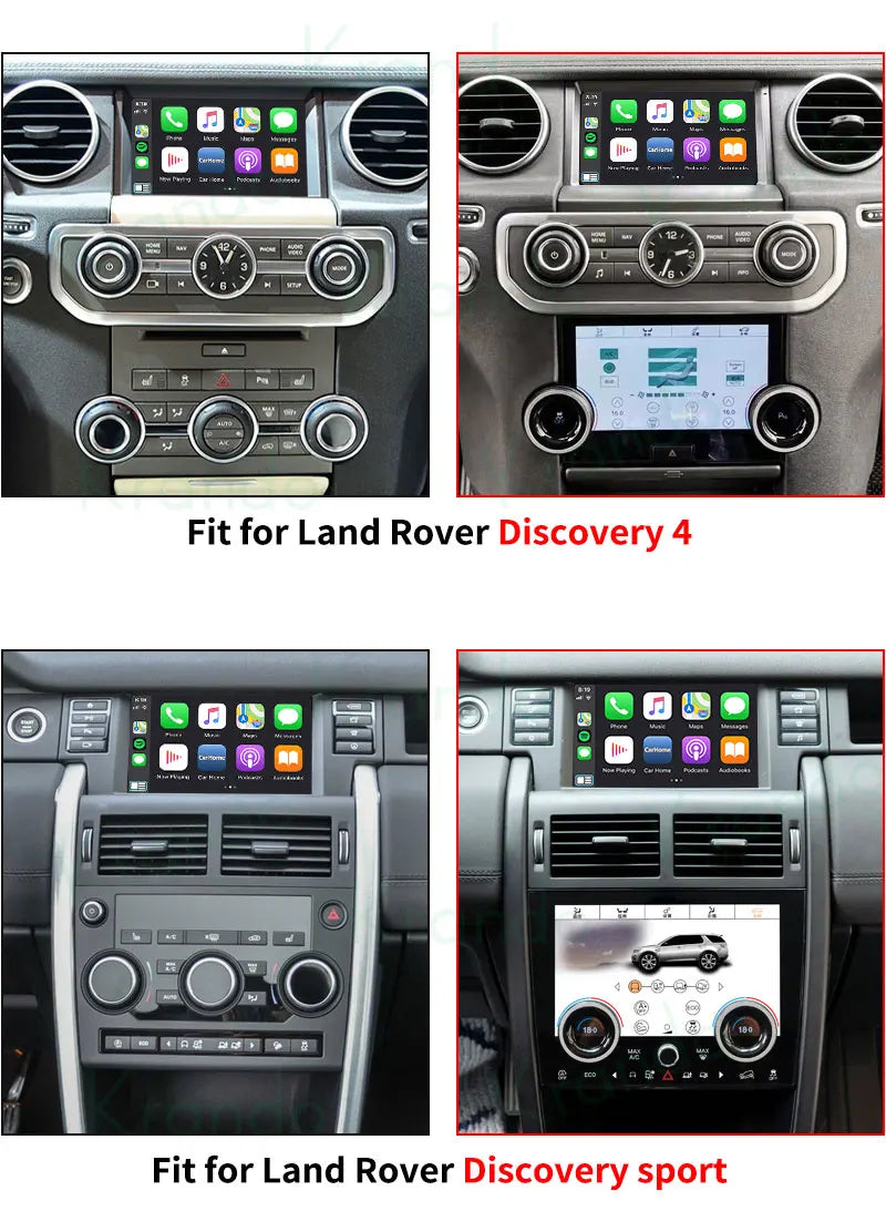 Krando Wireless Android Auto Apple CarPlay Interface module For Land range Rover Jaguar Bosch harman camera active Upgrade Box