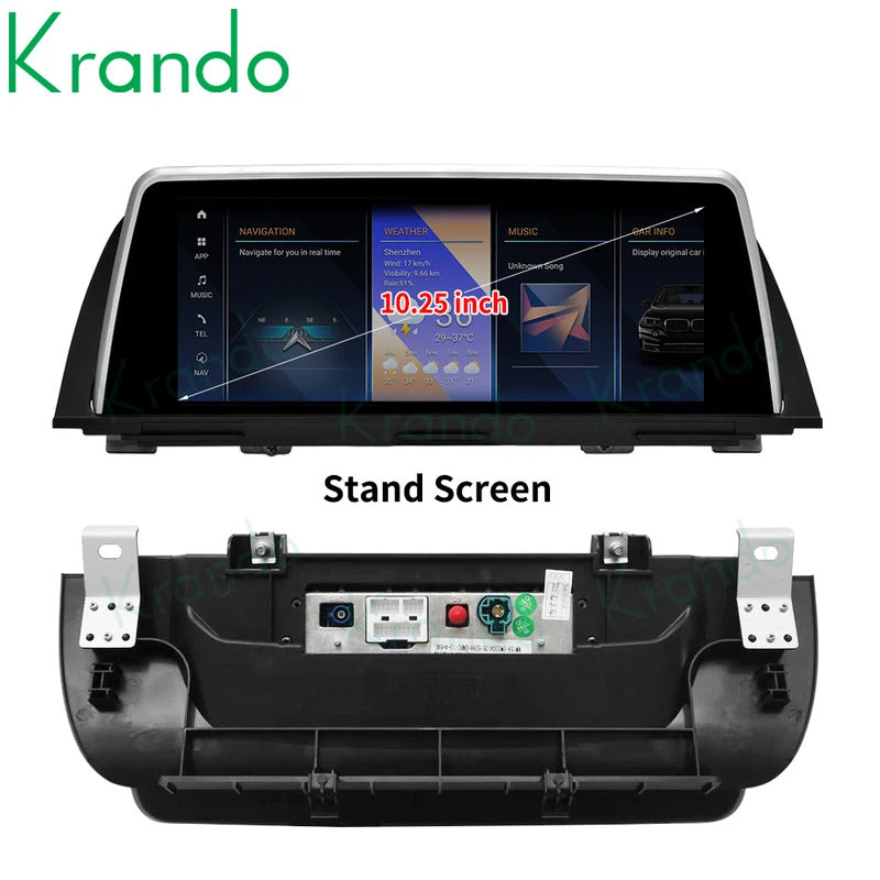 Krando 10.25 Car Carplay Android 4G  For BMW 5 Series F10/F11 2011-2012 Stereo Multimedia Player GPS Navigation CarPlay HD Touch