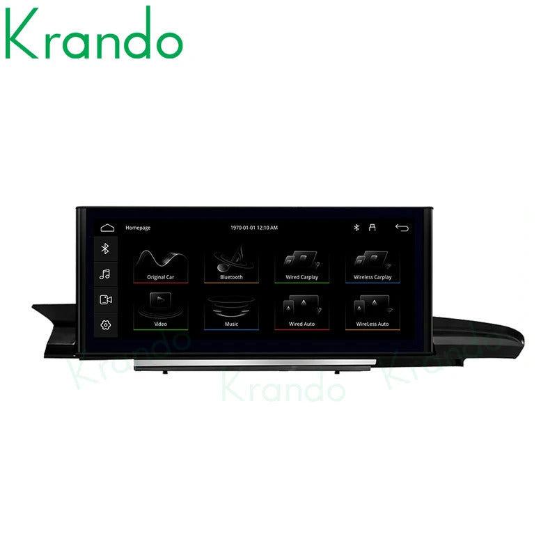 Krando 10.25 Inch DVD Auto Carplay Android Auto Radio For AUDI A6/A6L/A7 2012-2018 CarPlay HD Touch Screen Head