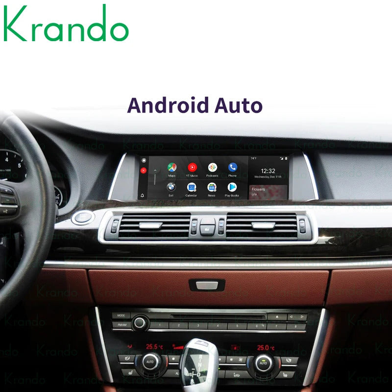 Krando 12.3''Telsa Stereo Multimedia Radio For BMW 5 Series F07 GT 2011-2012 Car Multimedia GPS 4G autoradio Player Stereo