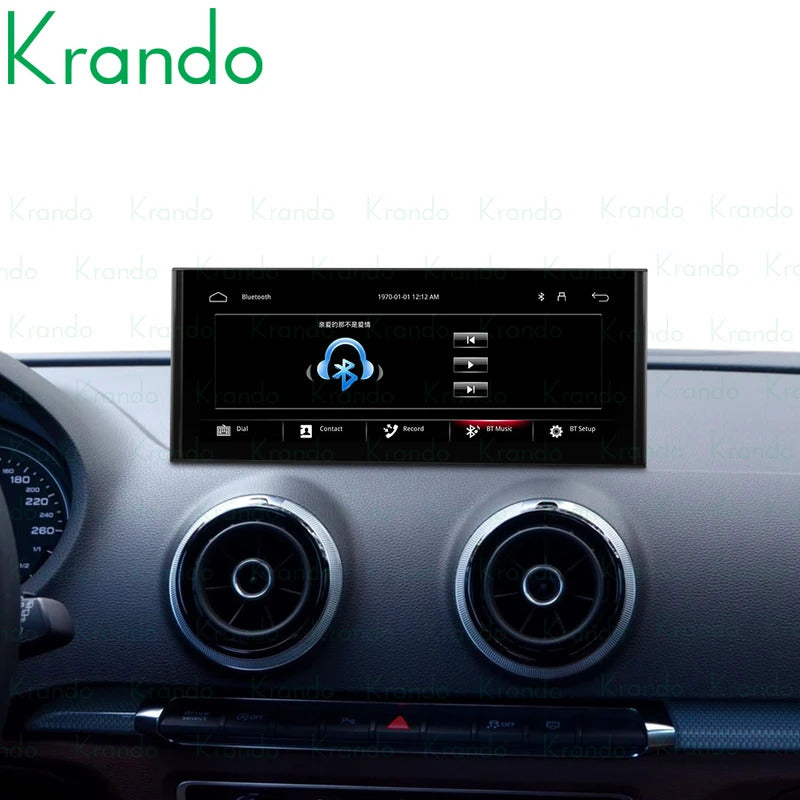Krando 12.3 Inch DVD Multimedia Video Player Stereo For AUDI A3 2013-2020 GPS Stereo Screen LHD Auto WIFI