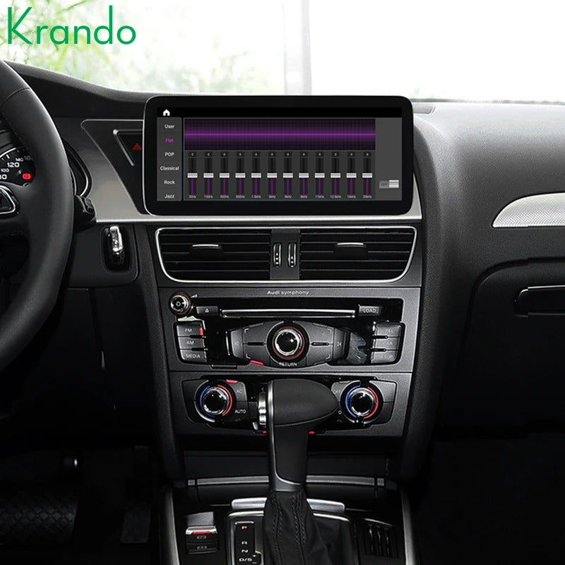 Krando 10.25 Inch Auto GPS Navigation For AUDI A4/A4L/A5 2009-2015 Stereo Multimedia Player GPS Navigation CarPlay Screen Head