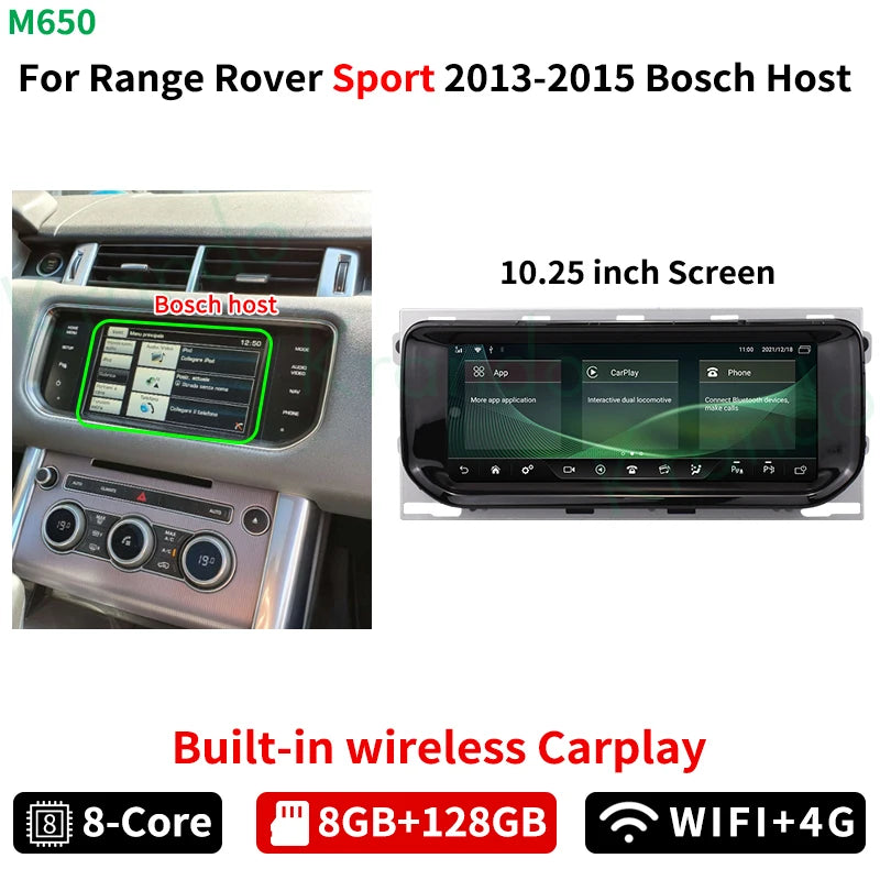 Krando 10.25'' Android 13 Car Radio gps For Land Rover Range Rover Vogue Sport 2012-2019 Navigation Multimedia system carplay android auto playstore