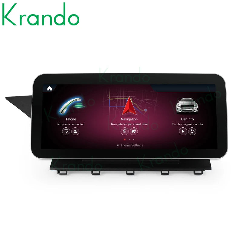 Krando 10.25'' car radio gps For Mercedes Benz GLK X204 2008 - 2015 android head unit stereo navigation multimedia system carplay android auto