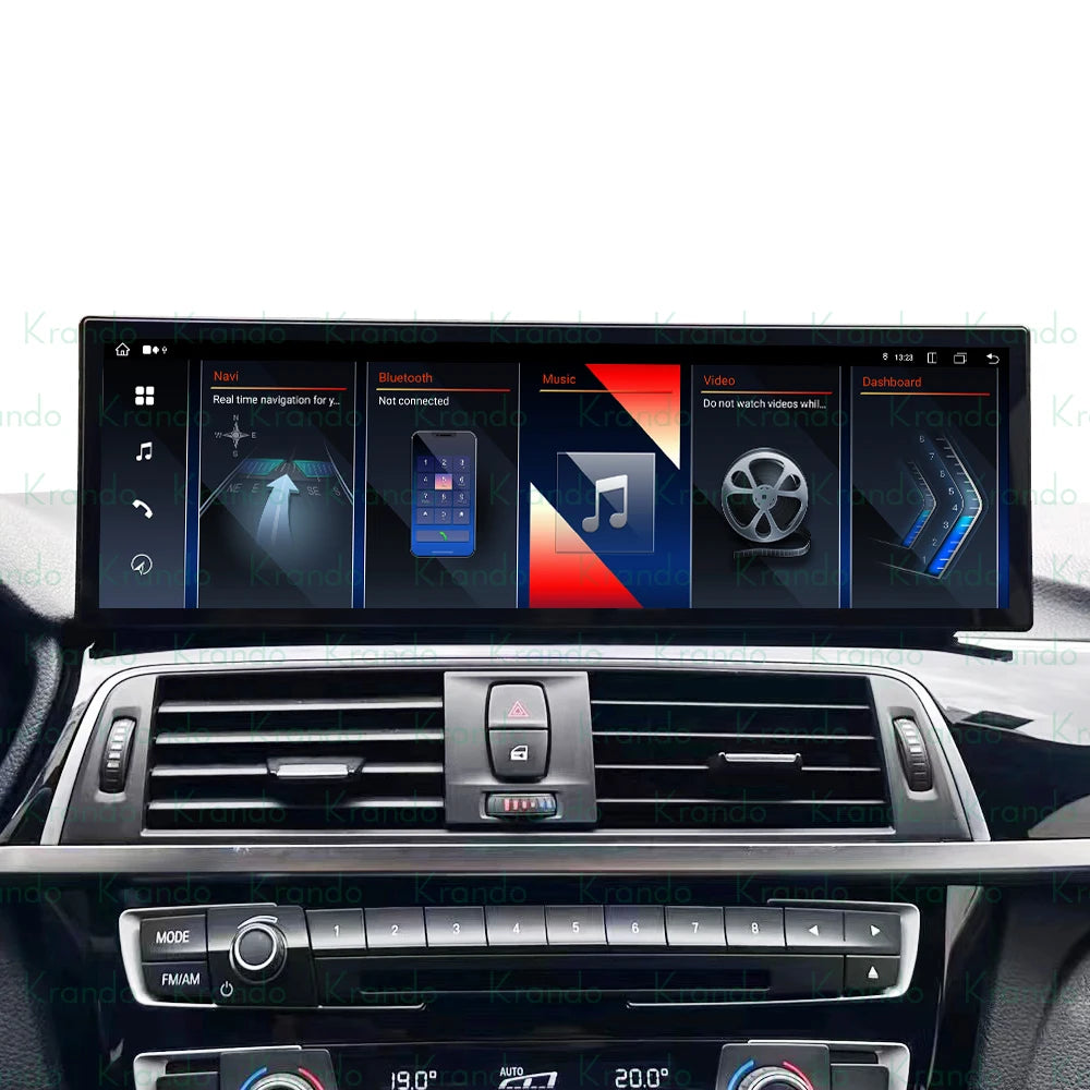 Krando 14.9'' Car Android radio gps stereo For BMW 3 Series 4 Series F30 F32 F34 F36 2013 - 2019 navigation Autoradio multimedia headunit touch screen Wireless Carplay