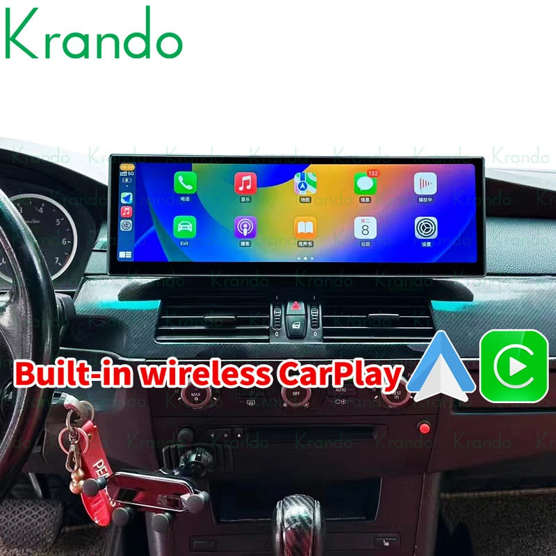 Krando 14.9'' Auto NBT Screen Android  Car Radio For BMW 5 Series E60 2005-2012 Video Player Stereo Carplay 5G