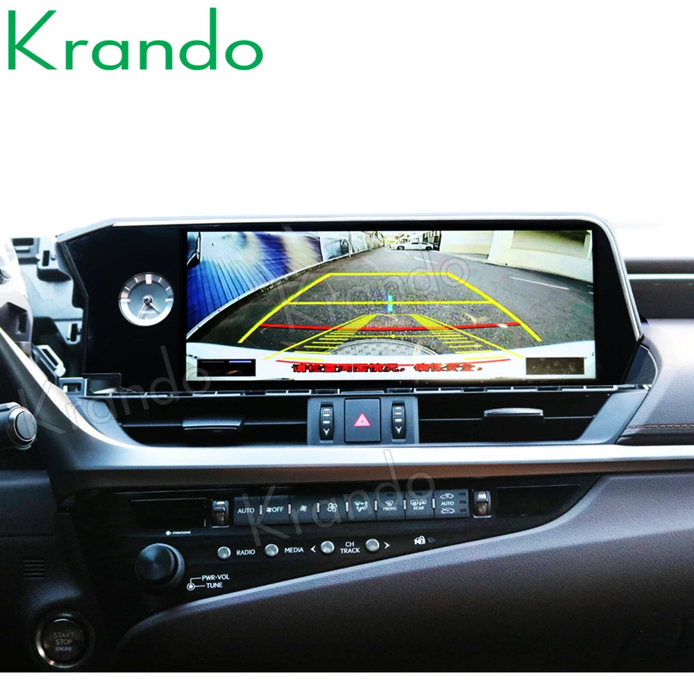 Krando 12.3" Android Car Radio gps For Lexus ES250 ES300 ES350 2019 2020 2021 navigation head unit multimedia system