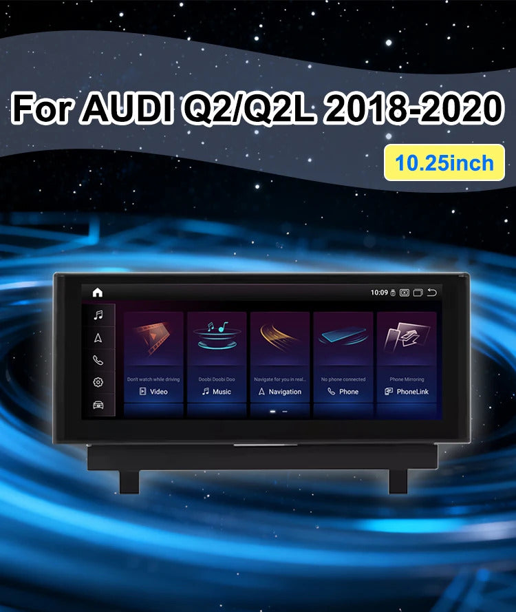 Krando 10.25 Inch DVD Auto NBT System For AUDI Q2/Q2L 2018-2020 SNavigation CarPlay HD Touch Screen Head