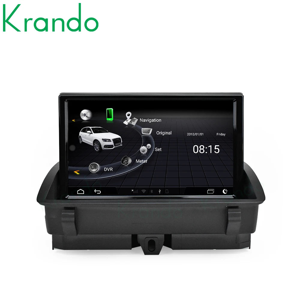 Krando 8'' Android 13  Stereo Navigation GPS Car Radio For Audi Q3 2011 - 2017 Wireless Carplay Multimedia Flip Touch Screen