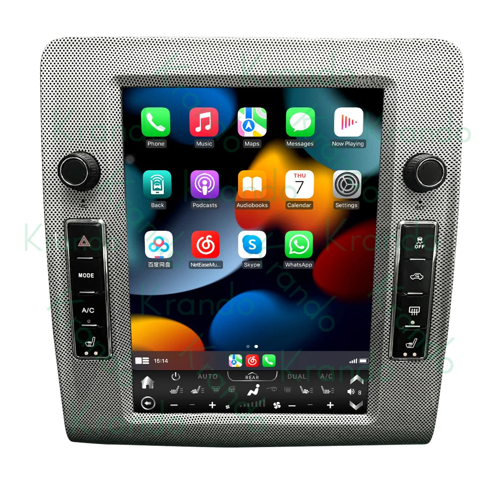 Krando Android 10.4" Verticial screen Car Radio gps touch screen For Dodge Challeger 2008-2014 stereo navigation multimedia system carplay android auto