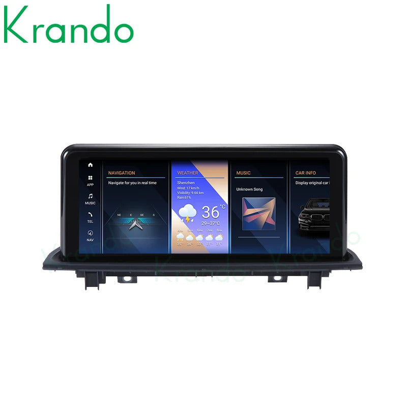 Krando 10.25'' Android Auto GPS NBT System For BMW X1 F48 2016-2018 Video Player Stereo Auto GPS Navigation