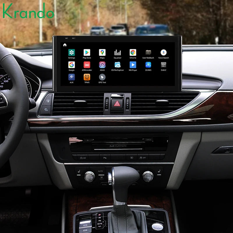 Krando 12.3'' Car Radio Auto NBT System ForAUDI A6/A6L/A7 2012-2018 Wireless CarPlay Android display GPS Head Unit