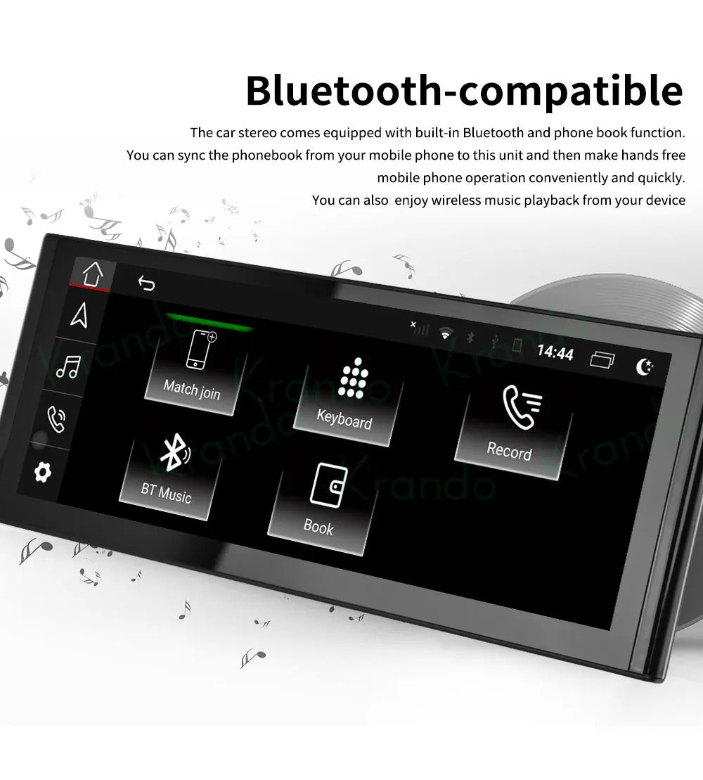 Krando 10.25 Inch Car Radio Android For Audi A1 2010-2018 Stereo Multimedia Player GPS Navigation CarPlay HD Touch Screen Head