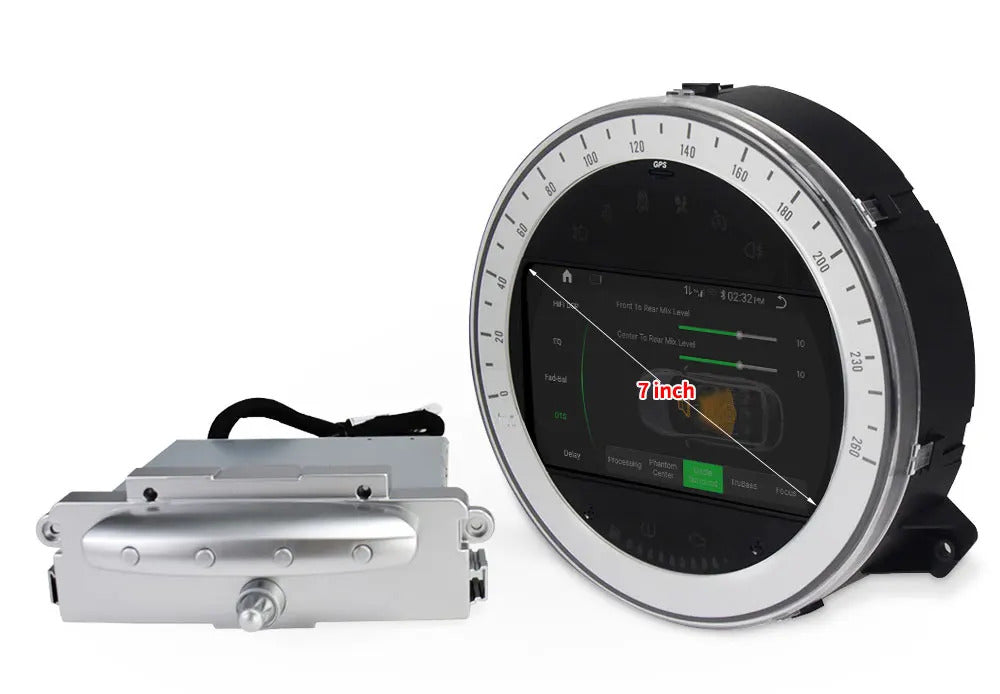 Krando 7'' GPS Auto Android Navigation For Mini Cooper R60 2006-2013 Video Player Stereo Carplay 5G