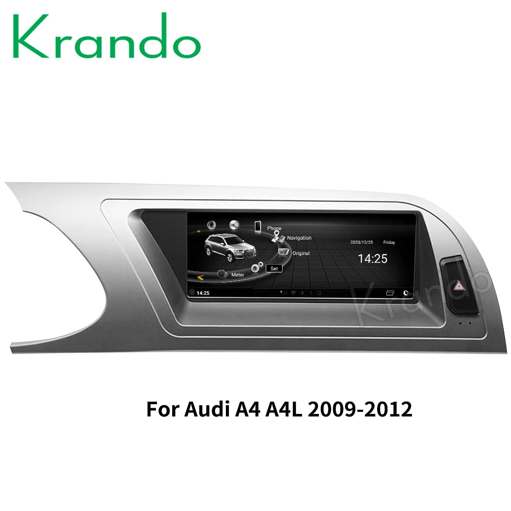 Krando 8.8" Android 13 Autoradio For Audi A4 A4L A5 2009 - 2016 Car radio gps navigation multimedia system carplay android auto