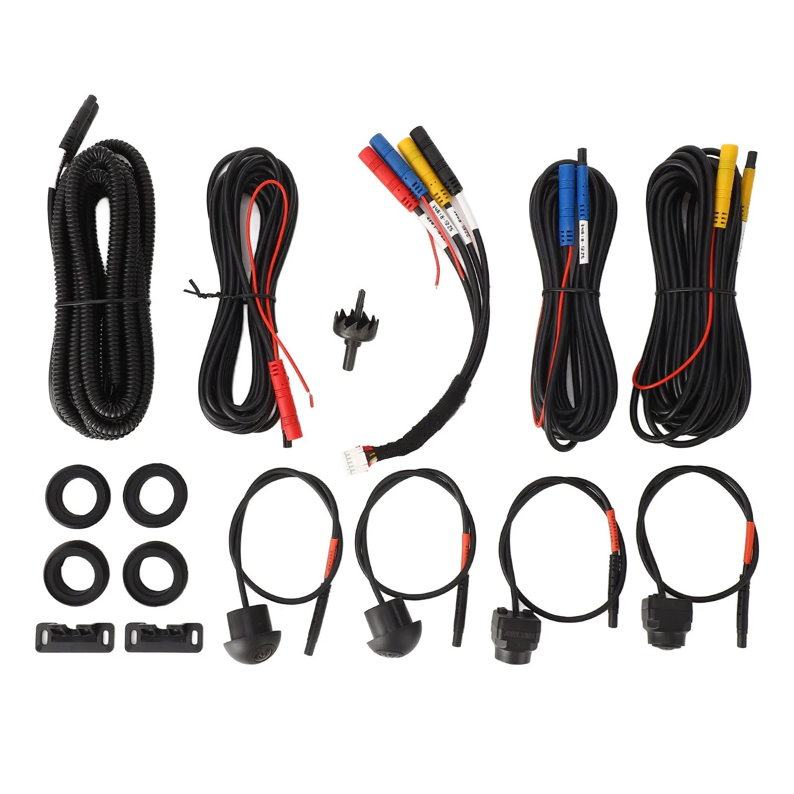 Auto All Round View Camera System 360 Car Camera Starlight Night Vision IP68 Waterproof Plug and Play for Android Auto Radio