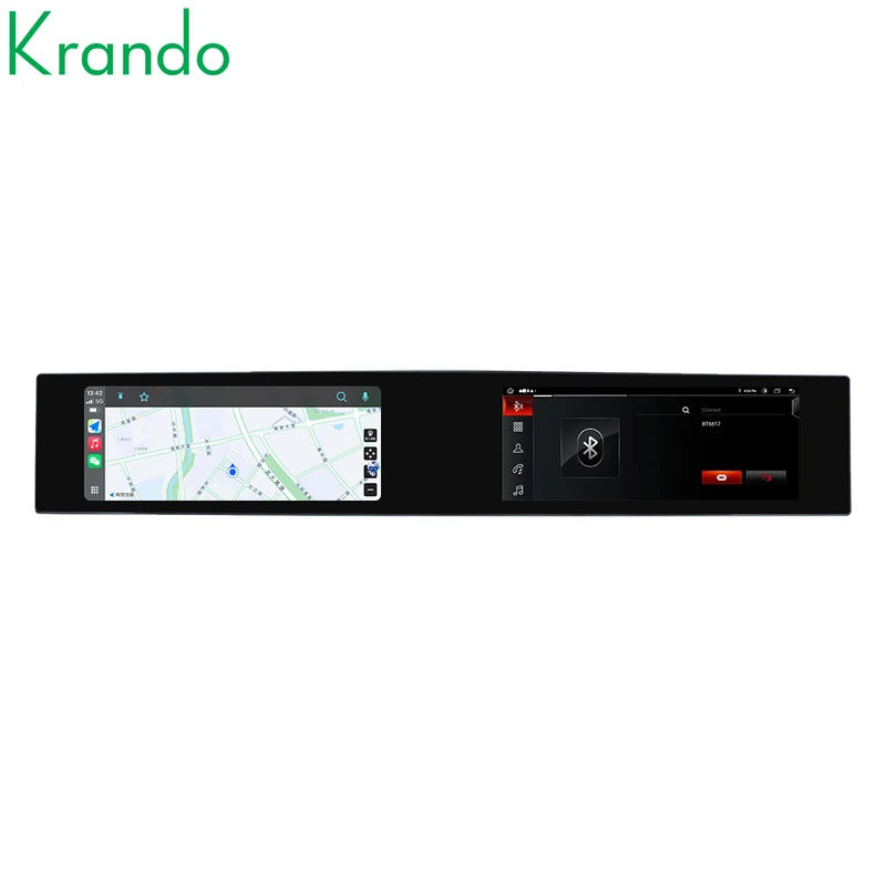 Krando 22 Inch Carplay Android Navigation For BMW 7 Series F01 F02 2009-2015 Stereo Multimedia Player GPS Navigation CarPlay HD