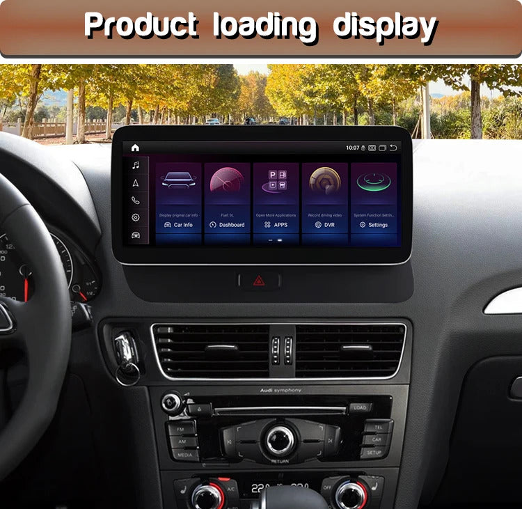 Krando 10.25 Inch Auto GPS Navigation Car Radio For AUDI Q5 2009-2017 Multimedia Player GPS Navigation CarPlay HD Touch