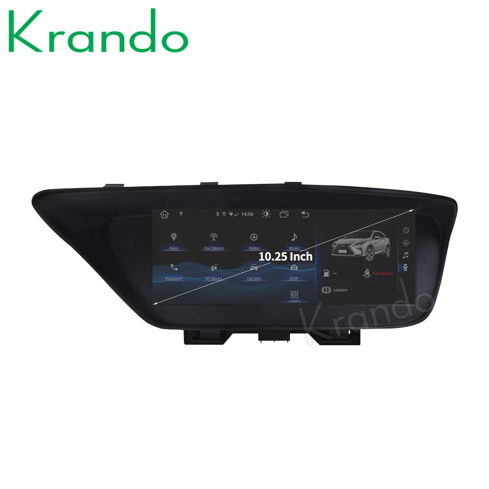 Krando 10.25" Android Car Radio Gps For Lexus ES250 ES300 ES350 2013-2018 multimedia head unit stereo navigation system carplay android auto 4g sim