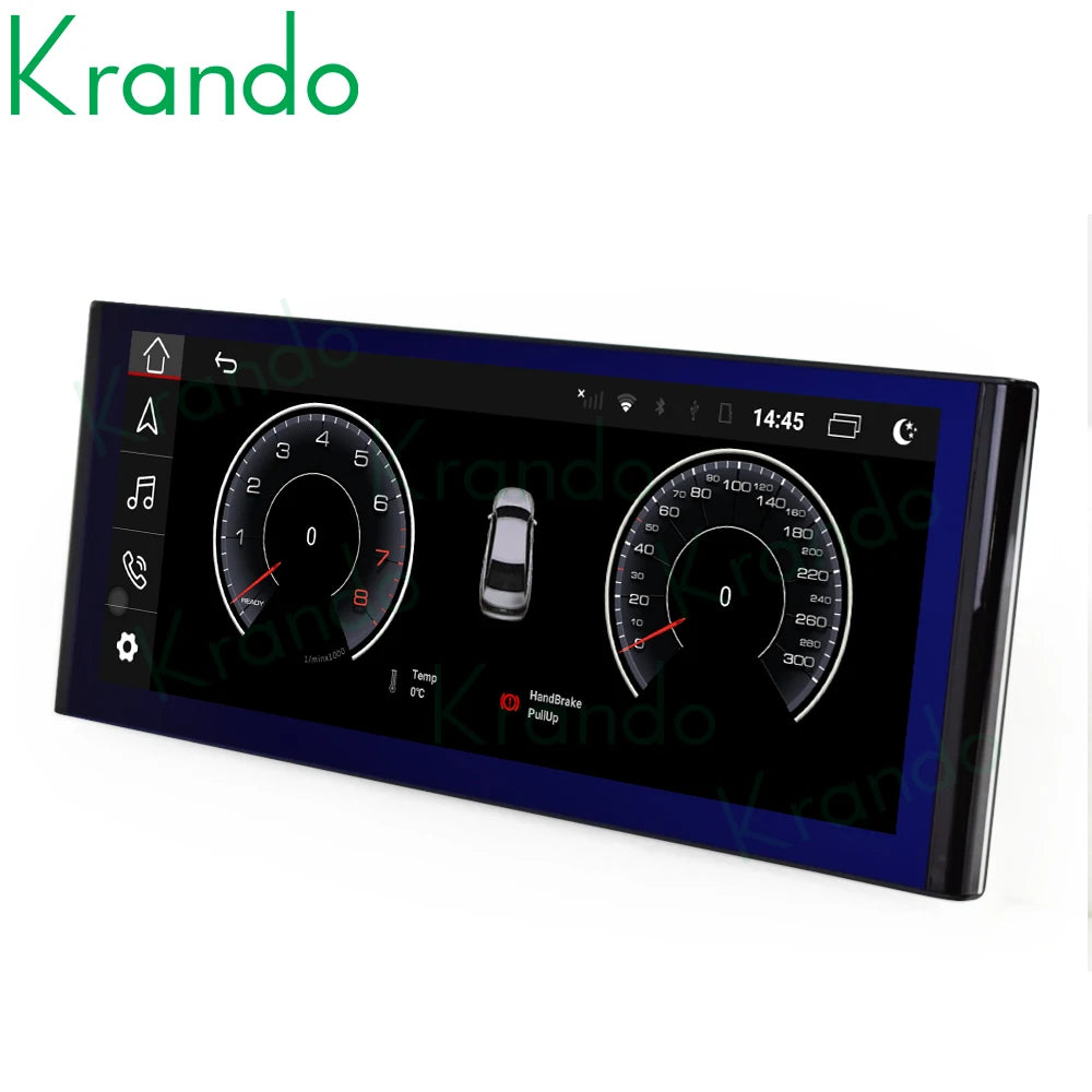 Krando 12.3'' Android car radio gps stereo For Audi A8 S8 D4 2010-2017 touch screen Navigation GPS multimedia Player system Wireless Carplay head unit