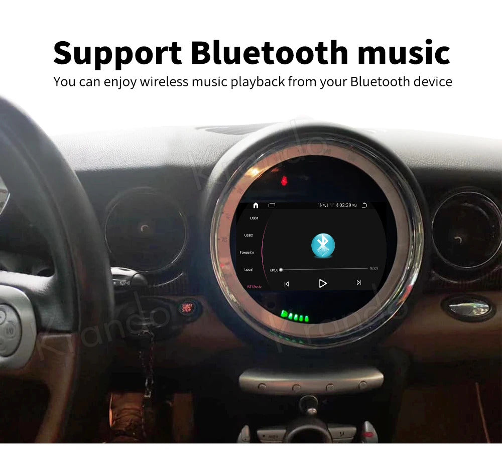 Krando 7'' GPS Auto Android Navigation For Mini Cooper R60 2006-2013 Video Player Stereo Carplay 5G