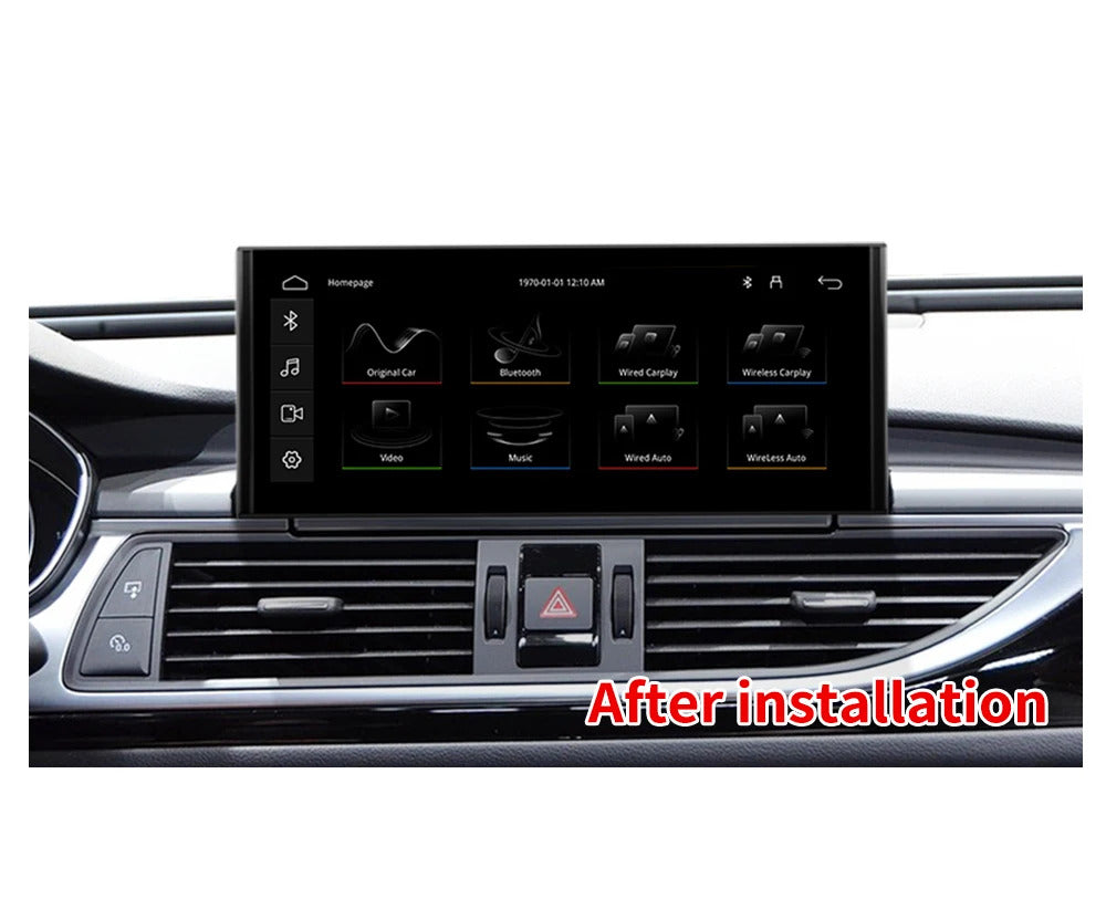 Krando 10.25 Inch DVD Auto Carplay Android Auto Radio For AUDI A6/A6L/A7 2012-2018 CarPlay HD Touch Screen Head