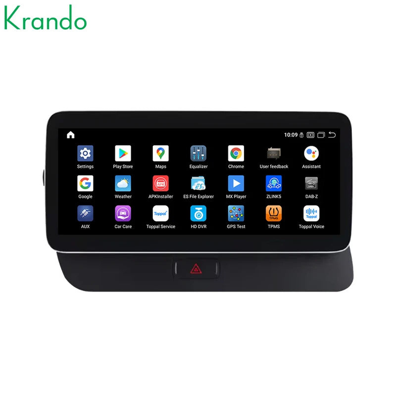 Krando 12.3 Inch  Auto NBT System For AUDI Q5 2009-2017 Stereo Multimedia Player GPS Navigation CarPlay