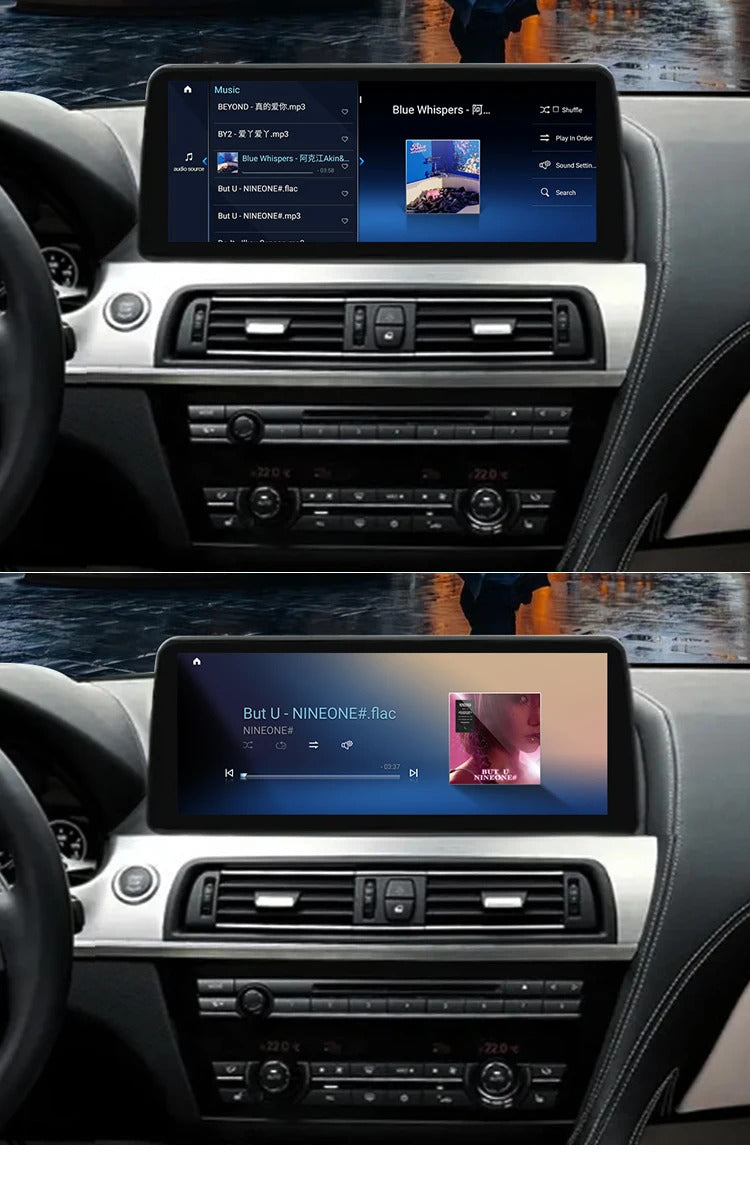 Krando 12.3'' Auto GPS Android Navigation car radio For BMW 6 Series F06/F12 2010-2017 Video Player Stereo Carplay 5G