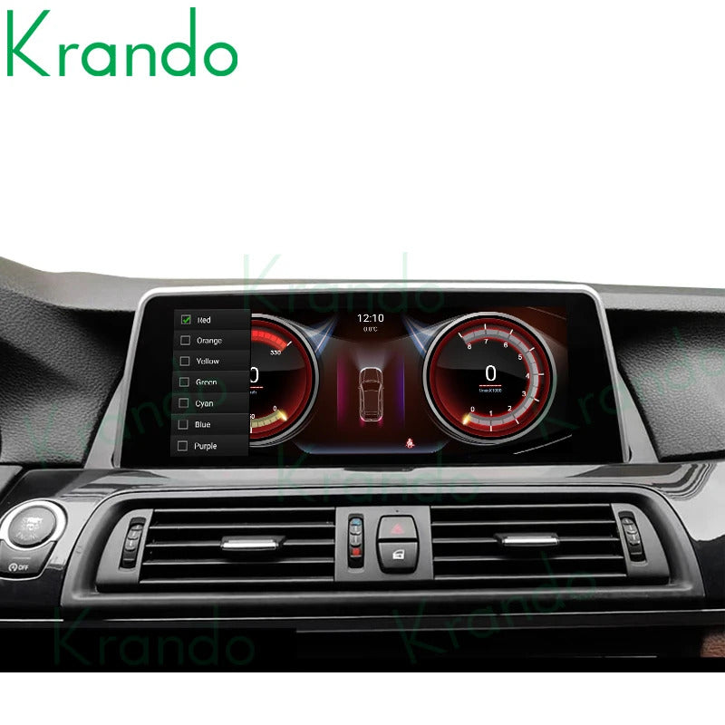 Krando 10.25 Inch Carplay Android For BMW 5 Series F07 GT 2011-2012 Stereo Multimedia Player GPS Navigation CarPlay HD Touch