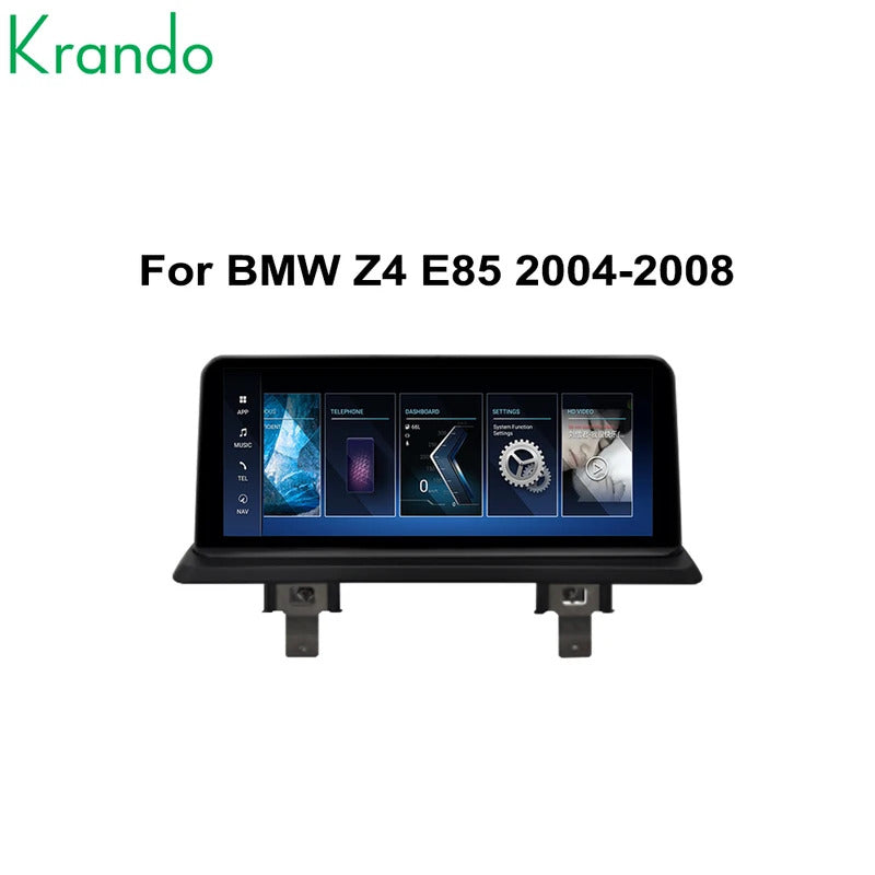 Krando 10.25 Inch Carplay Android  Car Radio NBT For BMW Z4 E85 2004-2008 Multimedia Player GPS Navigation CarPlay HD Touch