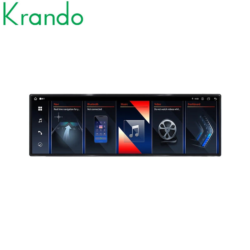 Krando 14.9'' Car Multimedia 4G autoradio Carplay Car Radio for BMW X5 X6 E70 E71 2007 - 2009 Navigation GPS Stereo Screen LHD