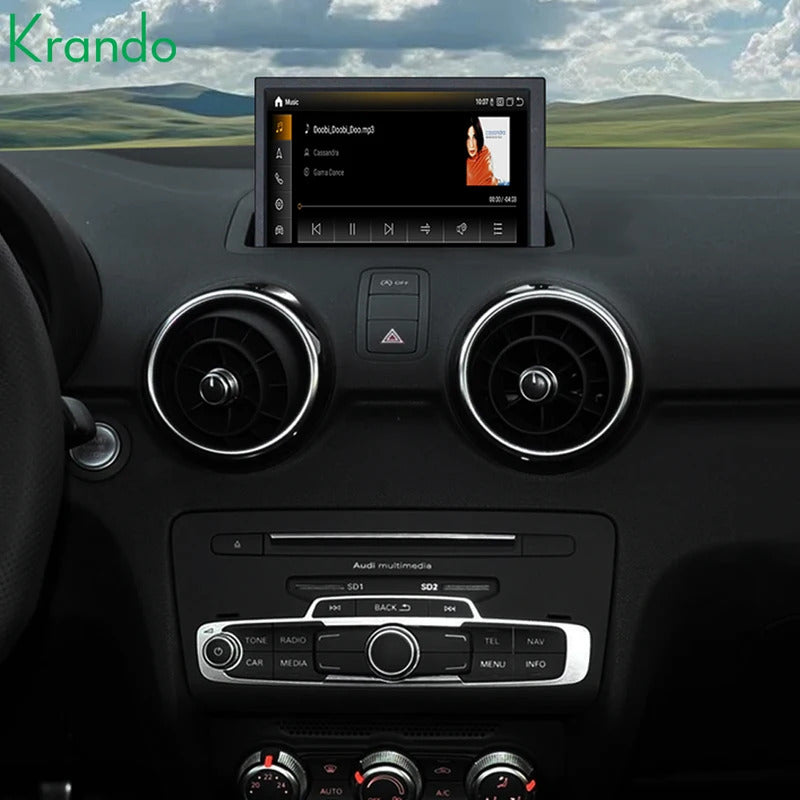 Krando 7 Inch  Auto NBT System For AUDI A1 2010-2018 Stereo Multimedia Player GPS Navigation CarPlay