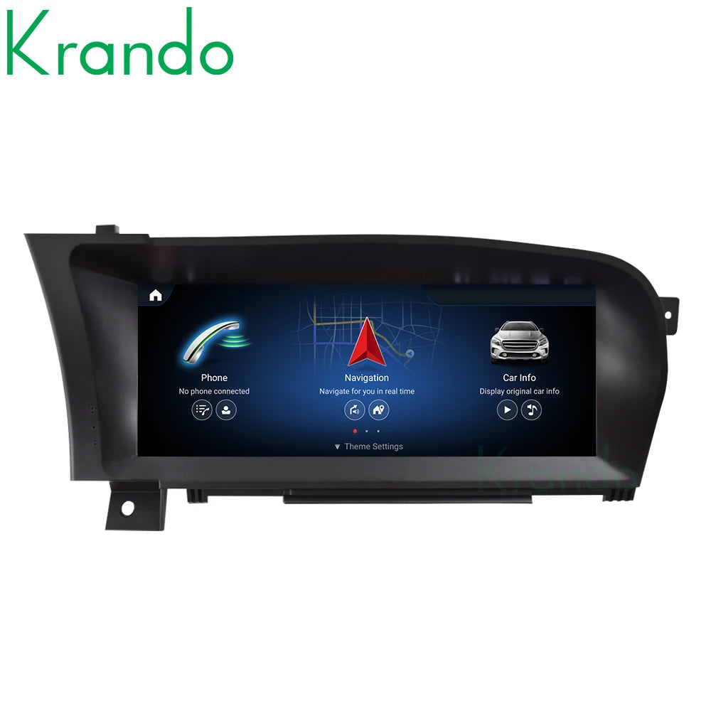 Krando 10.25" Android Car Radio head unit For Mercedes Benz S W221 W216 CL 2005 - 2013 gps stereo navigation multimedia OEM Style carplay android auto